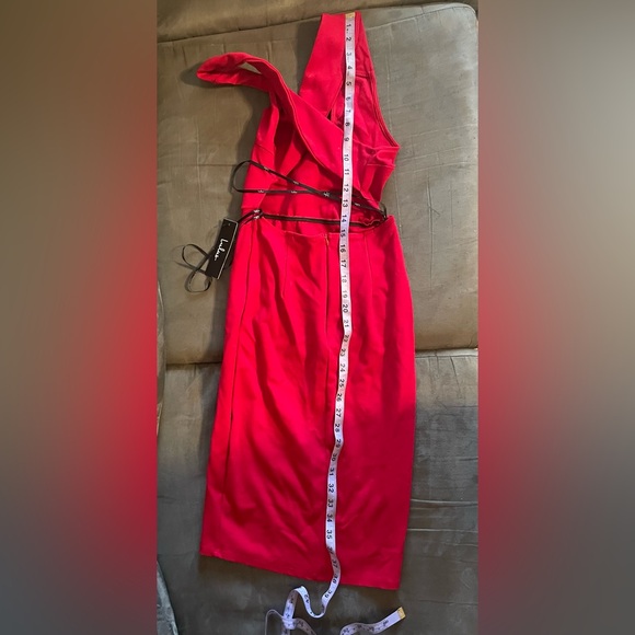 Lulus Red Backless Bodycon Midi Dress - Picture 5 of 7